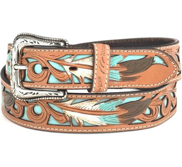 Tooled Leather Belts